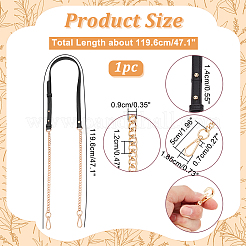 Imitation Leather Purse Shoulder Straps&nbsp;FIND-WH0126-205B