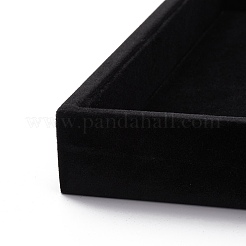 合成木材のアクセサリーが表示されます  ベルベットで覆われた  ブラック  350x240x32mm&nbsp;ODIS-N008-06A