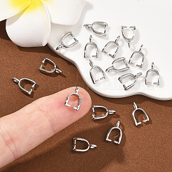 シーグレース ブラス アイスピック ピンチベイル  カドミウムフリー＆ニッケルフリー＆鉛フリー  プラチナ  11x2.5mm  穴：2mm  ピン：0.7mm&nbsp;XGRQ1U074-372P