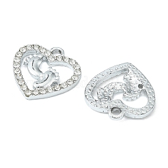 Alloy Rhinestone Pendants&nbsp;ALRI-YW0001-03