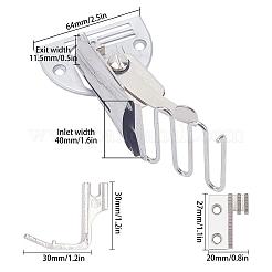 Iron Sewing Machine Binder&nbsp;TOOL-WH0018-80P-04