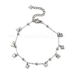 304 Stainless Steel Cross Charm Bracelets&nbsp;BJEW-JB11698