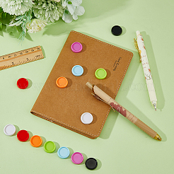 35Pcs 7 Colors ABS Plastic Binding Discs&nbsp;KY-HY0001-08