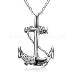 Pirate Anchor Alloy Pendant Necklaces&nbsp;FS-WGF47F3-02