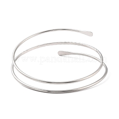 Wire Wrap Upper Arm Cuff Band&nbsp;AJEW-G033-07P