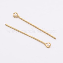 アイアン製9ピン  カドミウムフリー＆鉛フリー  ゴールドカラー  30x0.7mm  穴：2mm  約8700~8800個/1000g&nbsp;EPG3.0cm