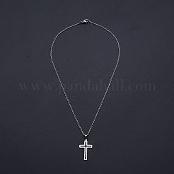 Non-Tarnish 201 Stainless Steel Pendant Necklaces&nbsp;NJEW-S105-JN534-45-1