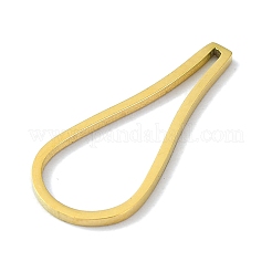 304ステンレススチールリンクリング  ティアドロップ  ゴールドカラー  21x9.5x1mm&nbsp;LS-STAS-C097-06G