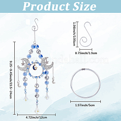 DIY Sun Moon Hanging Suncatcher Making Kits&nbsp;DIY-SC0031-19