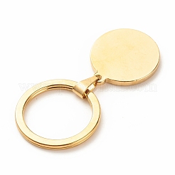 304 Stainless Steel Pendants Keychain&nbsp;KEYC-JKC00314-09