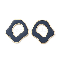 304 Stainless Steel Enamel Stud Earrings&nbsp;EJEW-Z089-21G