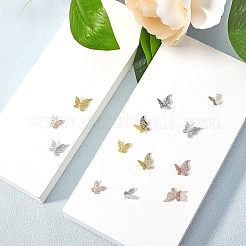200Pcs Butterfly & Flower Alloy Cabochons&nbsp;MRMJ-OC0002-61