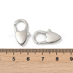 316 Stainless Steel Lobster Claw Clasps&nbsp;STAS-S180-01P