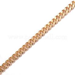 Ion Plating(IP) 304 Stainless Steel Twisted Chains Curb Chains&nbsp;CHS-P002-03G-0.6MM