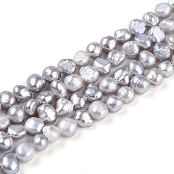 Natural Cultured Freshwater Pearl Beads Strands&nbsp;PEAR-N014-03I