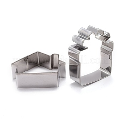 Non-Tarnish Stainless Steel Christmas Theme Mixed Pattern Cookie Candy Food Cutters Molds&nbsp;DIY-H142-14P