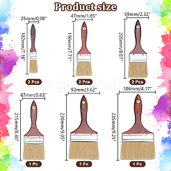 9Pcs 6 Styles Bristle Paint Brush&nbsp;TOOL-AR0001-14