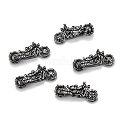 Brass Micro Pave Clear Cubic Zirconia Pendants&nbsp;ZIRC-P086-29