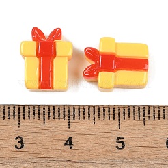 クリスマス不透明樹脂デコデンカボション  ボックス  13x10.5x5.5mm&nbsp;CRES-M036-03G