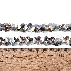 Electroplate Glass Beads Strands&nbsp;EGLA-Q135-04A-A06