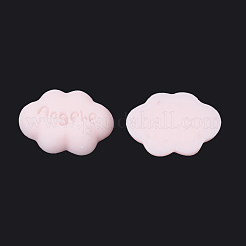 樹脂カボション  天使と雲.e  ピンク  23x17x5mm&nbsp;CRES-T007-04C