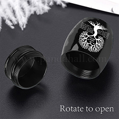 Zinc Alloy Cremation Urn&nbsp;AJEW-WH0232-04V
