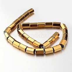 Electroplate Non-magnetic Synthetic Hematite Bead Strands&nbsp;G-F300-38B-03
