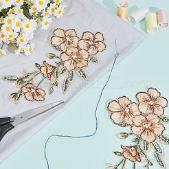 2Pcs Flower Clothing Patches&nbsp;DIY-GF0012-86B