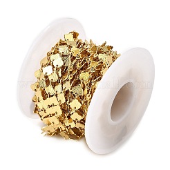 Brass Shell Shape Link Chains&nbsp;CHC-C014-08G