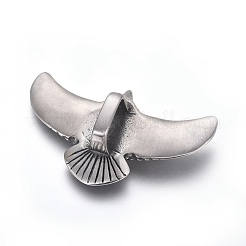 304 Stainless Steel Slide Charms&nbsp;STAS-G204-04AS