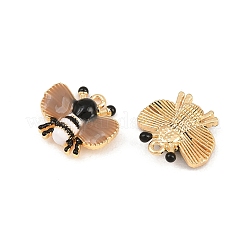 Brass Enamel Pendants&nbsp;KK-CBA6818-02G