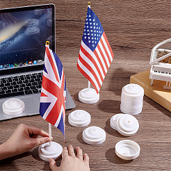 Plastic Mini Flag Holder&nbsp;DIY-WH0899-749A