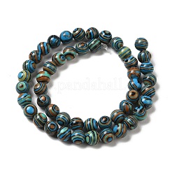 Synthetic Malachite Dyed Beads Strands&nbsp;G-P507-02A-07