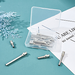Stianless鋼の分配針  ステンレス鋼色  50x6x6mm  ピン：2.5mm  穴：1.5mmと4mm  16個/箱&nbsp;STAS-BC0001-08P
