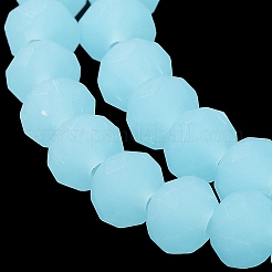 Imitation Jade Solid Color Glass Beads Strands&nbsp;LS-EGLA-A034-J10mm-MD04