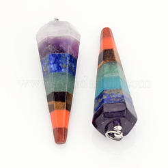 Natural Gemstone Pendants&nbsp;G-K131-07-M