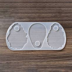Diy ポリゴン ペンダント シリコン型  レジン型  UVレジン＆エポキシ樹脂のジュエリー作り用  ホワイト  133x275x7mm  穴：20mm  内径：122~123x84~93mm&nbsp;DIY-G051-B01