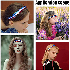 10Pcs Wide Stretch Sparkling Headband&nbsp;MRMJ-GF0001-45B