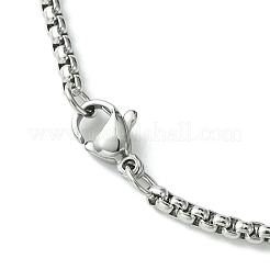 Stainless Steel Pendant Necklaces&nbsp;NJEW-L117-03B-P