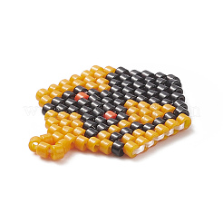 Handmade Japanese Seed Loom Pattern Seed Beads&nbsp;PALLOY-MZ00067-04