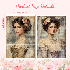 6 Sheets 6 Styles PVC Waterproof Decorative Stickers&nbsp;DIY-WH0489-022