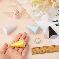 5Pcs 5 Colors Ceramics Ring Display Stands&nbsp;RDIS-FH0001-02
