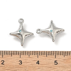 304 Stainless Steel Rhinestone Pendants&nbsp;STAS-L308-04C-P
