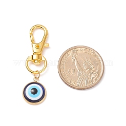 Resin Evil Eye Pendant Decorations&nbsp;HJEW-JM00725-02
