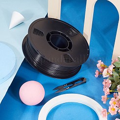 330m pla 3d プリンター フィラメント  3Dプリンターの消耗品  ブラック  1.75mm  約360.89ヤード（330m）/ロール&nbsp;OCOR-WH0081-39A