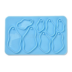 Irregular Shape Holographic Pendant DIY Silicone Mold&nbsp;DIY-K063-02