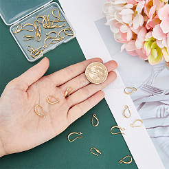 30Pcs 3 Style Rack Plating Brass Earring Hooks&nbsp;KK-DC0002-02