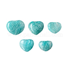 Natural Amazonite Heart Palm Stones&nbsp;PW-WG21258-01