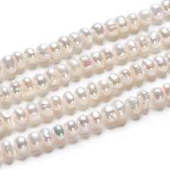 Natural Cultured Freshwater Pearl Beads Strands&nbsp;PEAR-I004-07B-01A-X