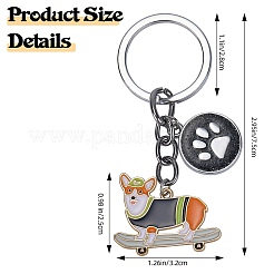 Alloy Enamel Keychains&nbsp;KEYC-SW00007-02